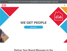 Tablet Screenshot of dishmediasales.com